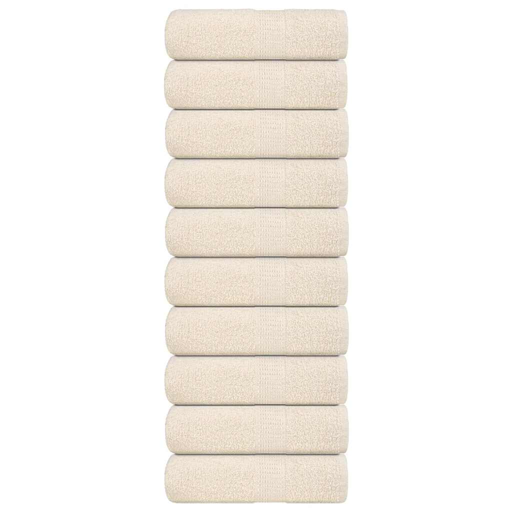 Washcloths FROGN 10 pcs. Cream 30x30 cm 360 gsm