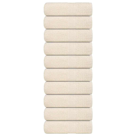 Washcloths FROGN 10 pcs. Cream 30x30 cm 360 gsm