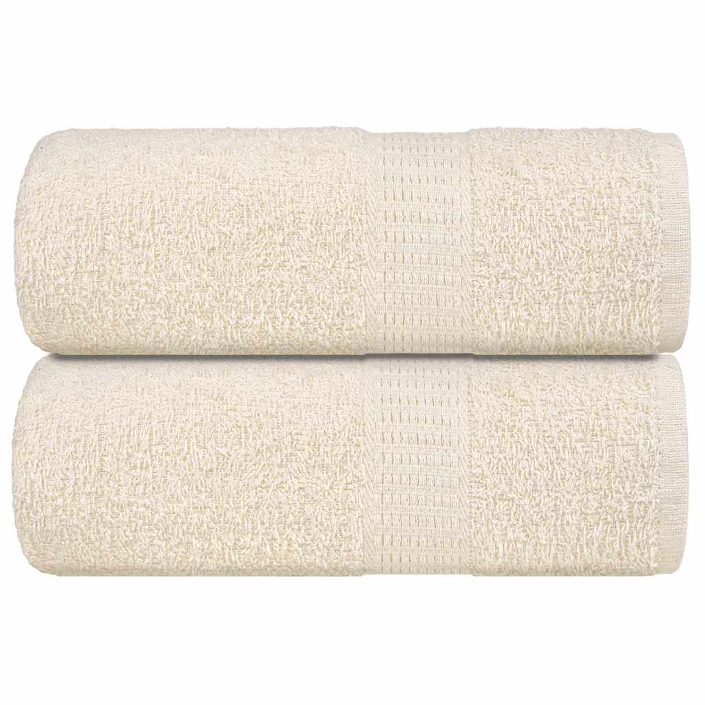 Serviettes d'invités FROGN 2 p. crème 30x50 cm 360 g/m²