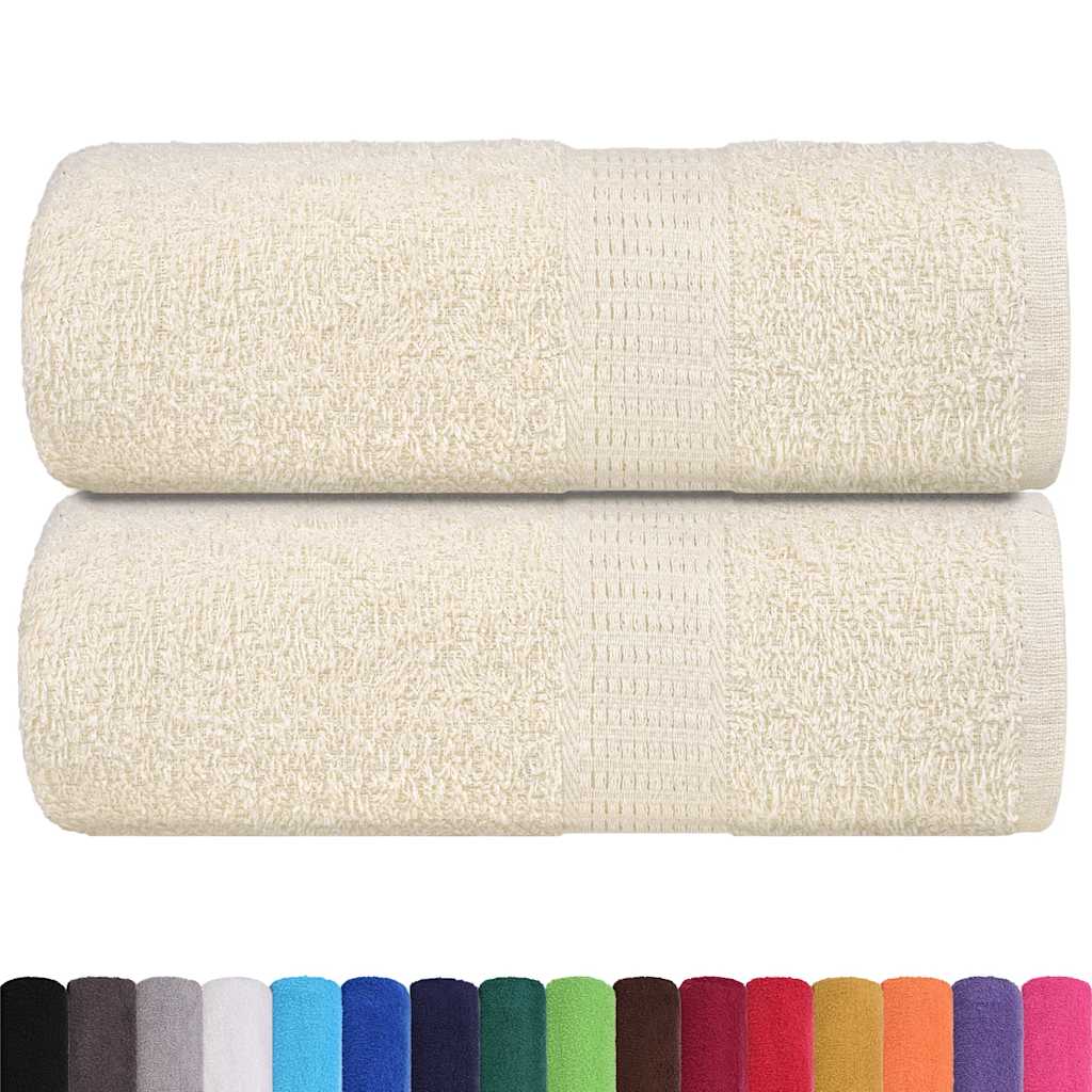 Serviettes d'invités FROGN 2 p. crème 30x50 cm 360 g/m²