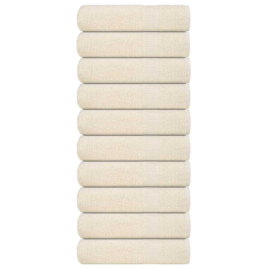 Towels FROGN 10 pcs Cream 50x100 cm 360 gsm