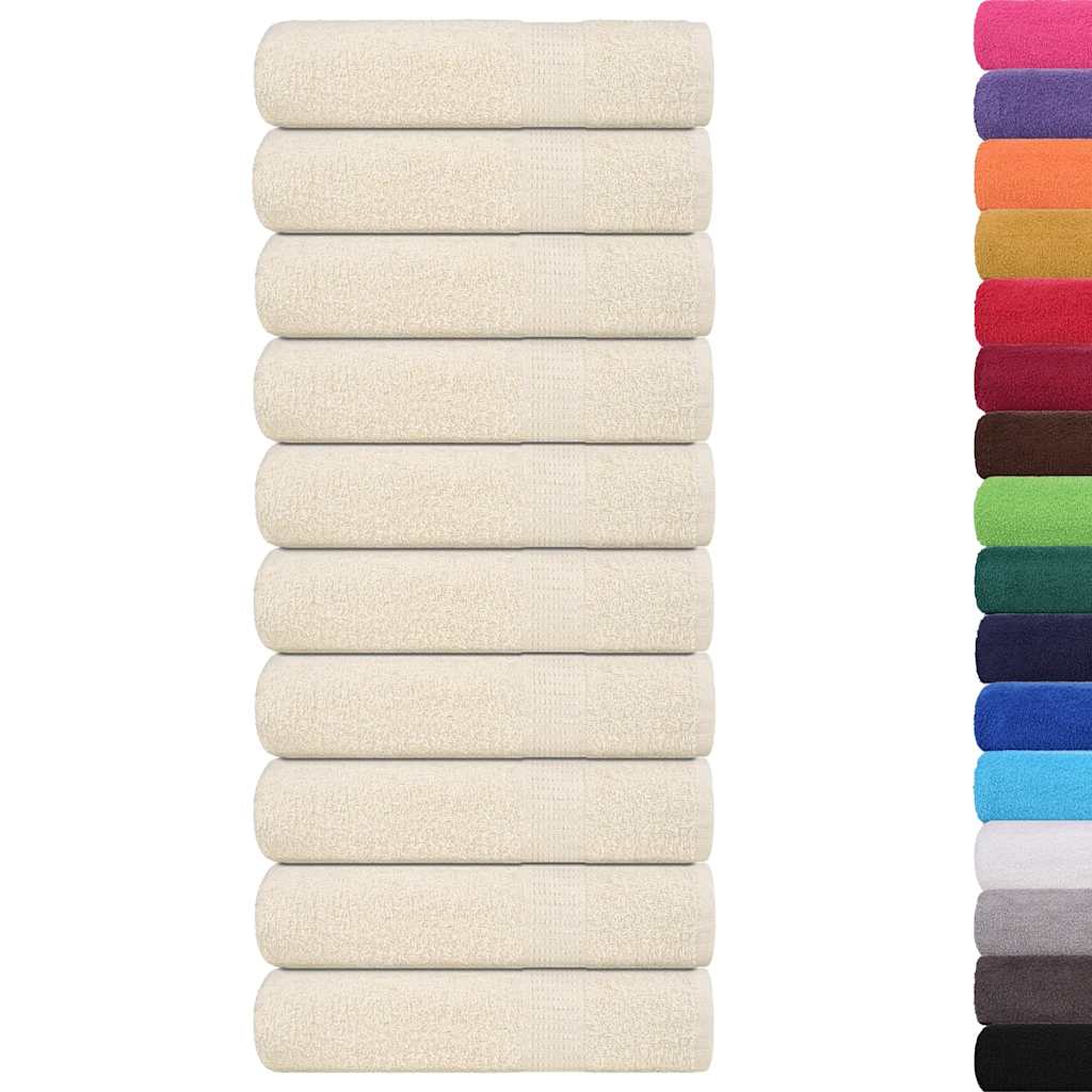 Duschtücher FROGN 10 Stk. Creme 70x140 cm 360 g/m²