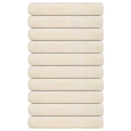 Sauna Towels FROGN 10 pcs Cream 80x200 cm 360 gsm