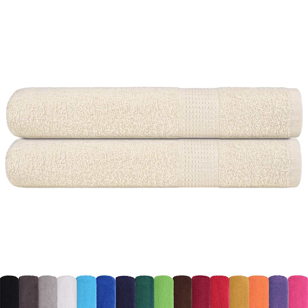 Serviettes FROGN 2 p. Crème 100x200 cm 360 g/m²