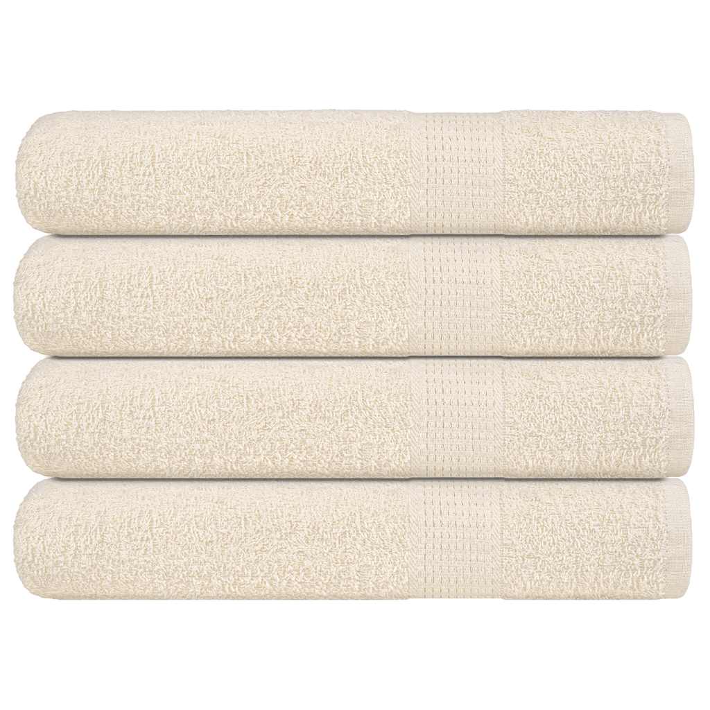 Towels FROGN 4 pcs. Cream 100x200 cm 360 g/m²