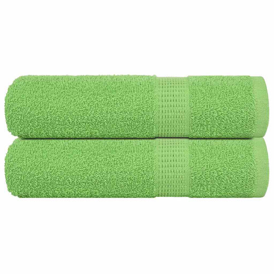 Bath Towels FROGN 2 pcs Apple Green 70x140 cm 360 g/m²