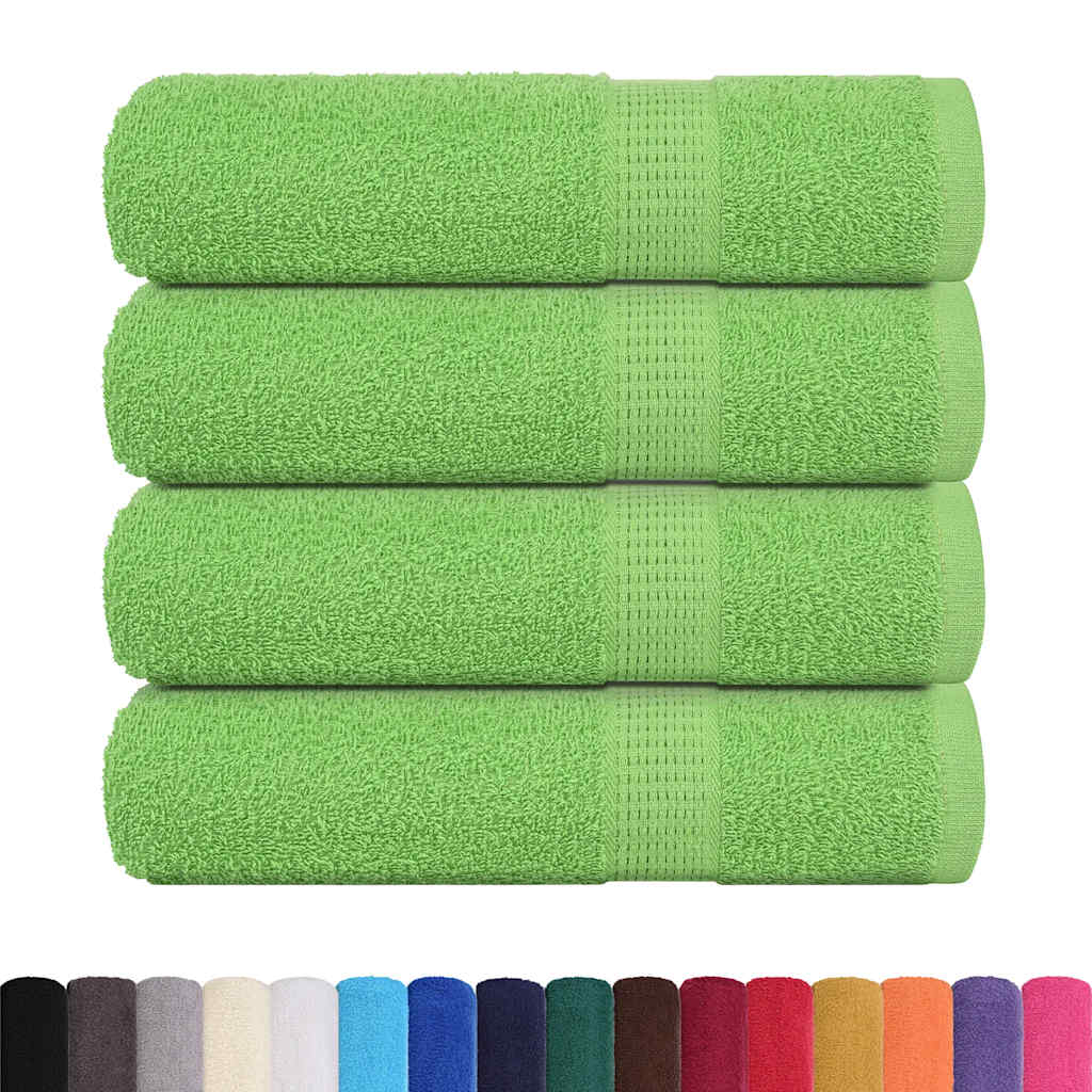 Duschtücher FROGN 4 Stk. Apfelgrün 70x140 cm 360 g/m²
