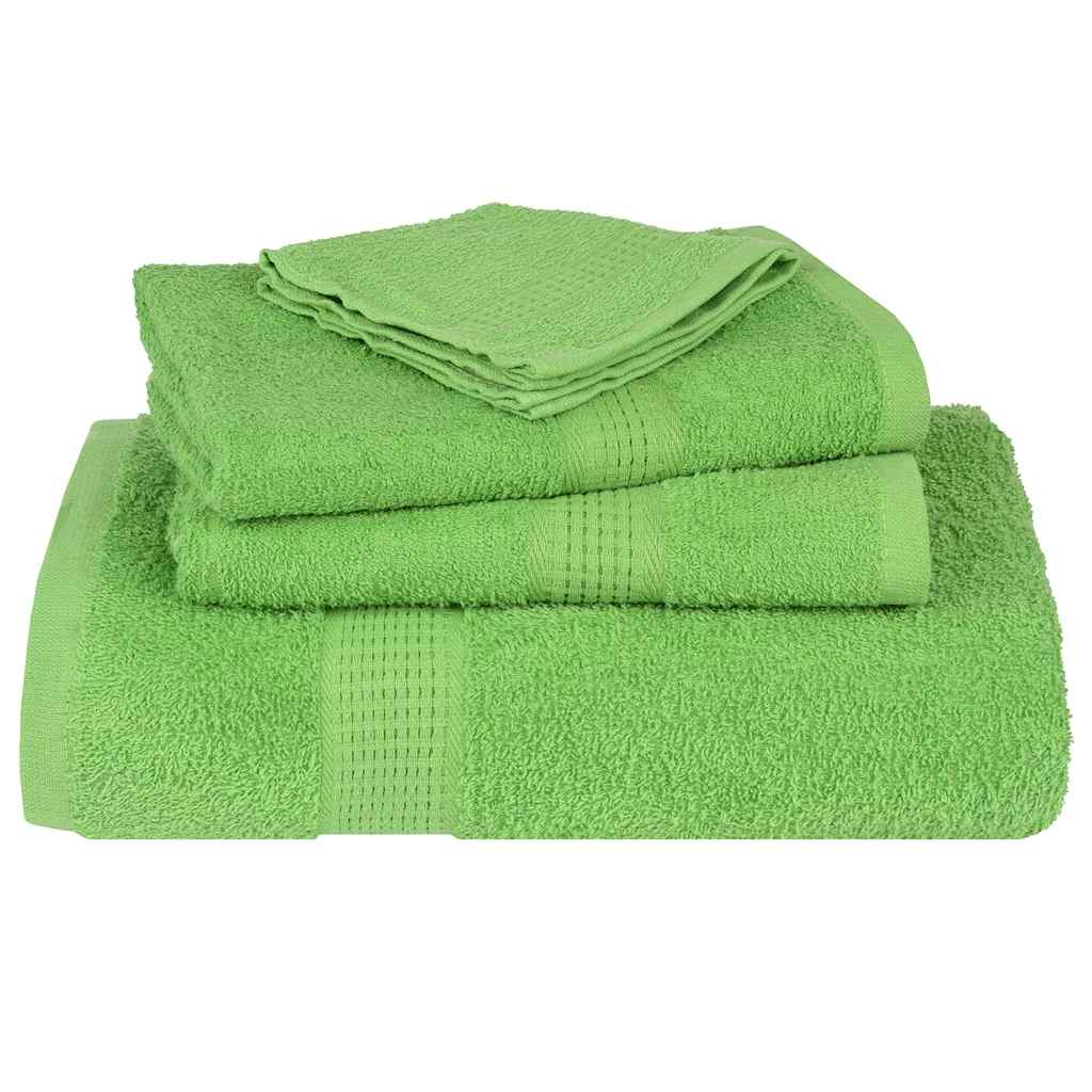 Duschtücher FROGN 4 Stk. Apfelgrün 70x140 cm 360 g/m²