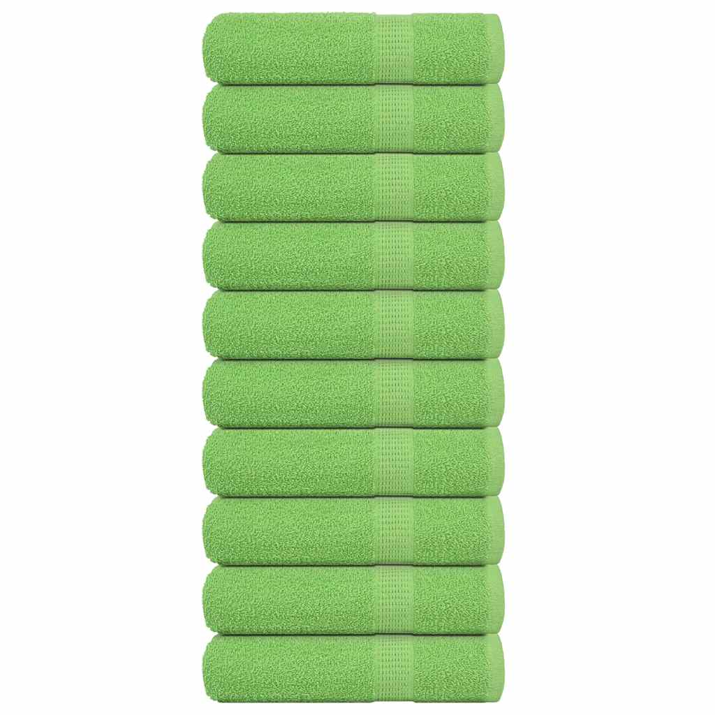 Duschtücher FROGN 10 Stk. Apfelgrün 70x140 cm 360 g/m²