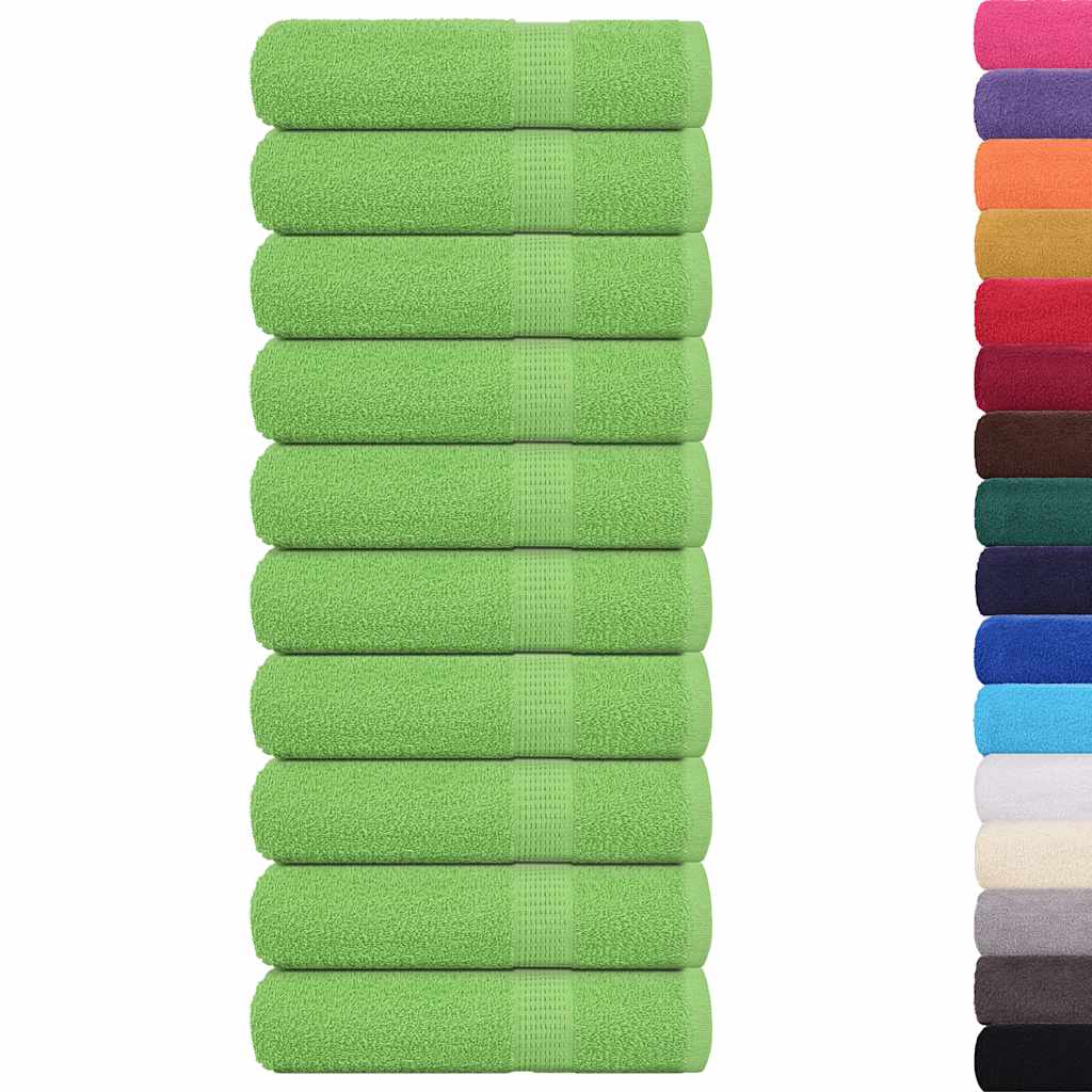 Duschtücher FROGN 10 Stk. Apfelgrün 70x140 cm 360 g/m²