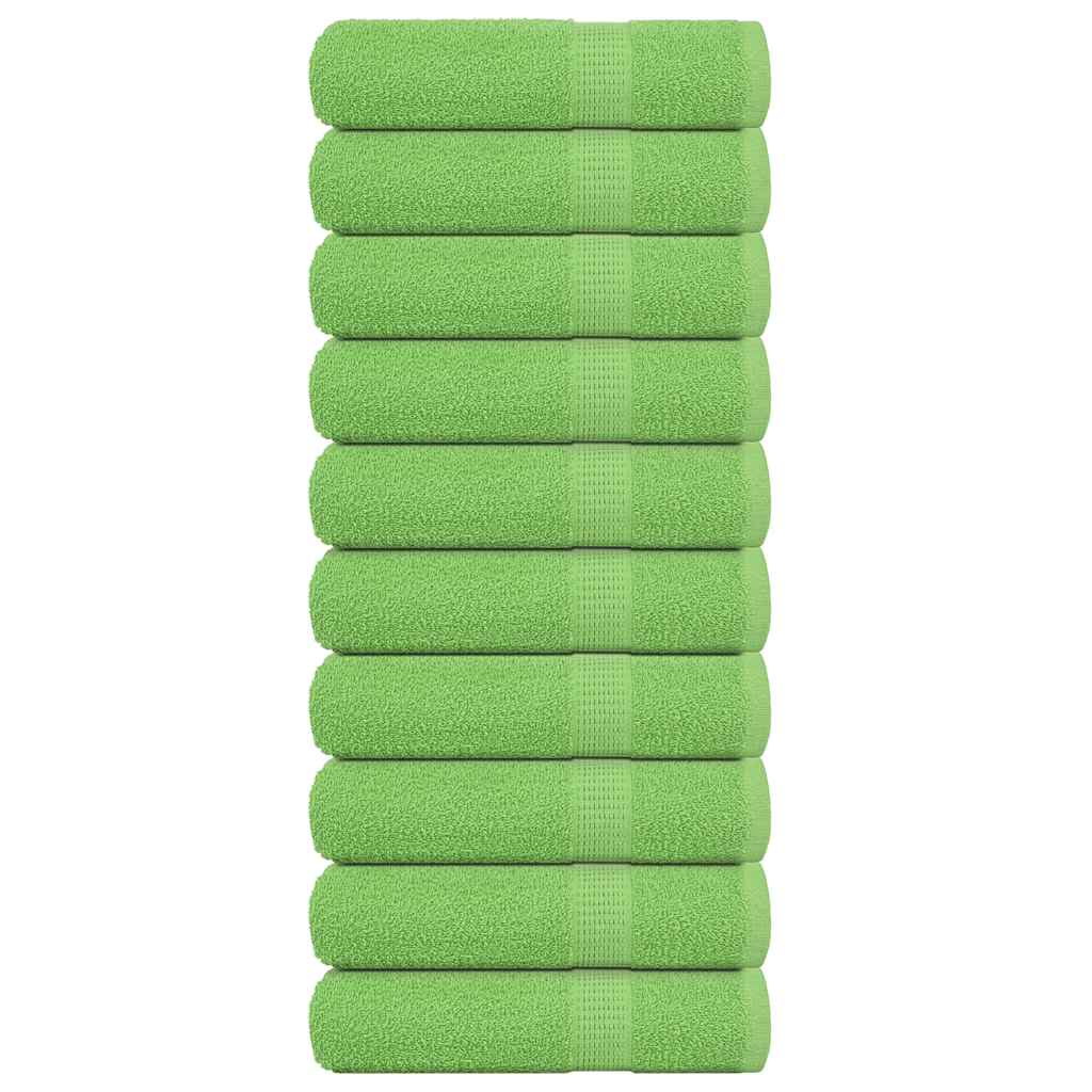 Bath Towels FROGN 10 pcs. Apple Green 100x150 cm 360 g/m²