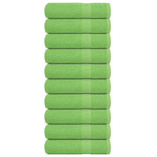Bath Towels FROGN 10 pcs. Apple Green 100x150 cm 360 g/m²