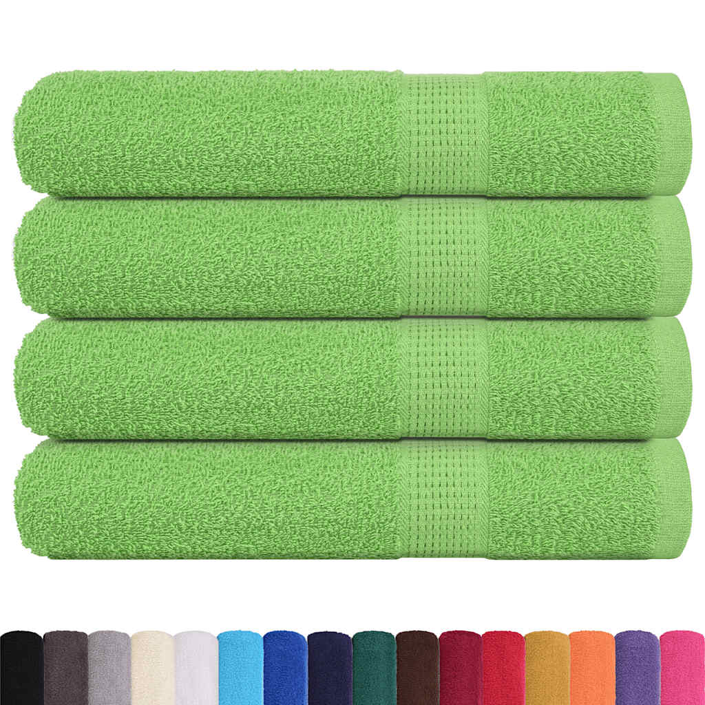Handtücher FROGN 4 Stk. Apfelgrün 100x200 cm 360 g/m²