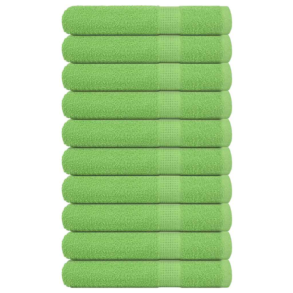 Serviettes FROGN 10 p. vert pomme 100x200 cm 360 g/m²