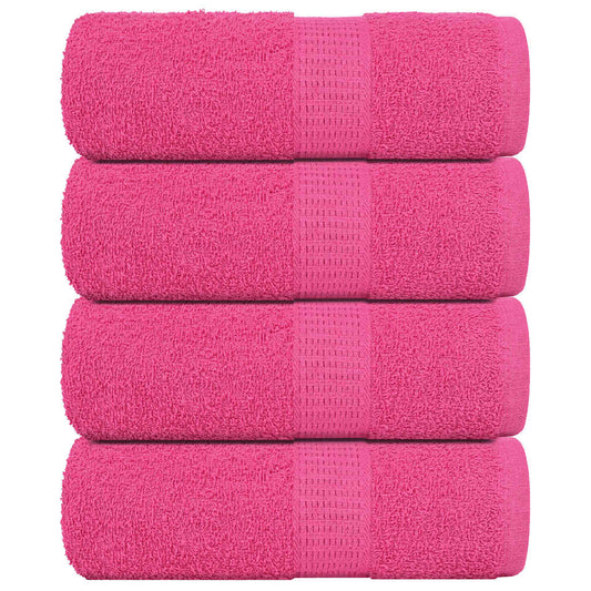 Serviettes invités FROGN 4 p. Rose 30x50 cm 360 g/m²
