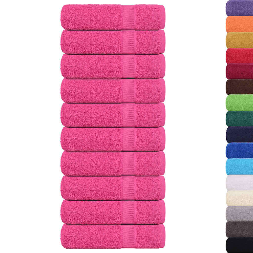 Handtücher FROGN 10 Stk. Rosa 50x100 cm 360 g/m²
