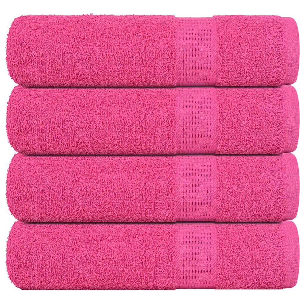 Draps de douche FROGN 4 p. Rose 70x140 cm 360 g/m²