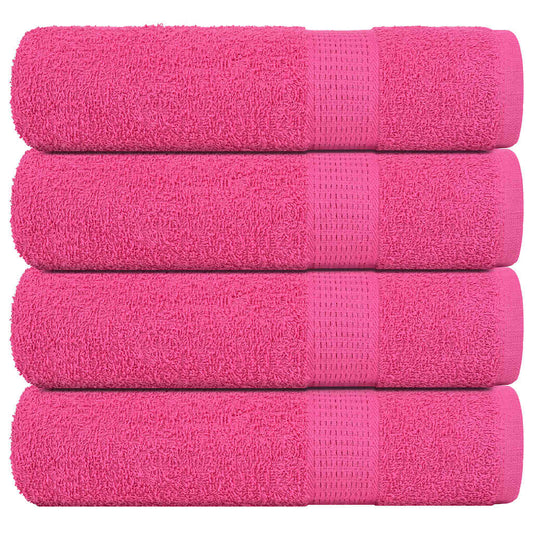 Draps de douche FROGN 4 p. Rose 70x140 cm 360 g/m²