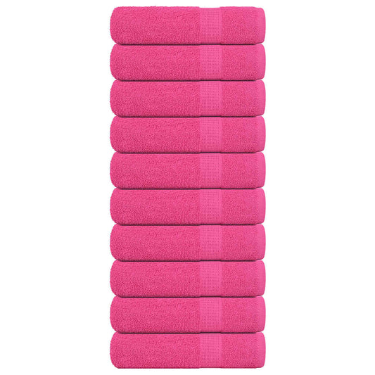 Bath towels FROGN 10 pcs. Pink 70x140 cm 360 gsm
