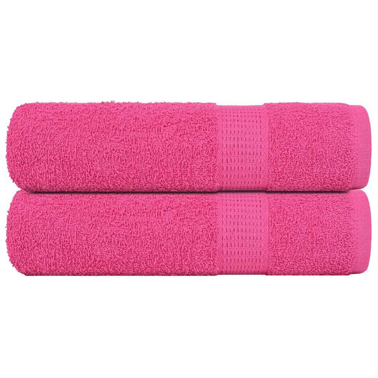 Bath towels FROGN 2 pcs. Pink 100x150 cm 360 gsm