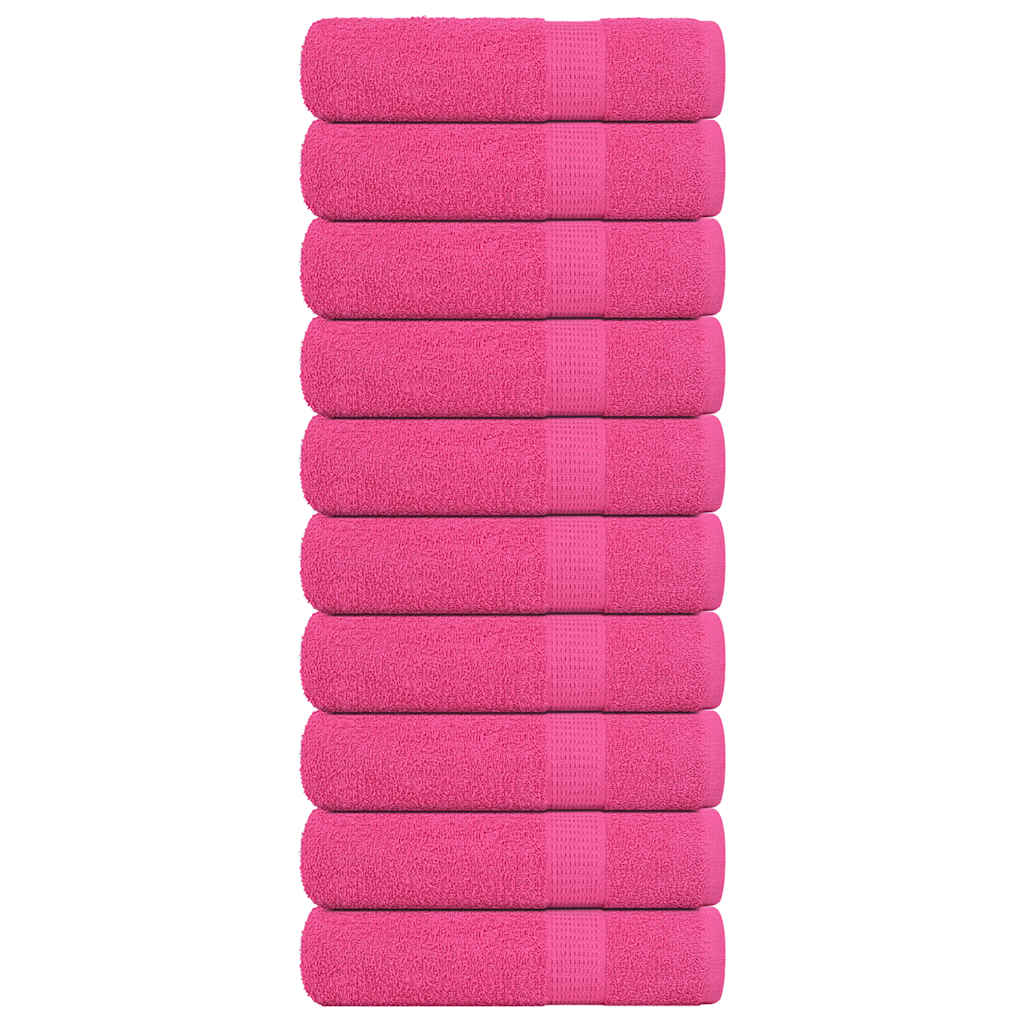 Serviettes de bain FROGN 10 pces. Rose 100x150 cm 360 g/m²