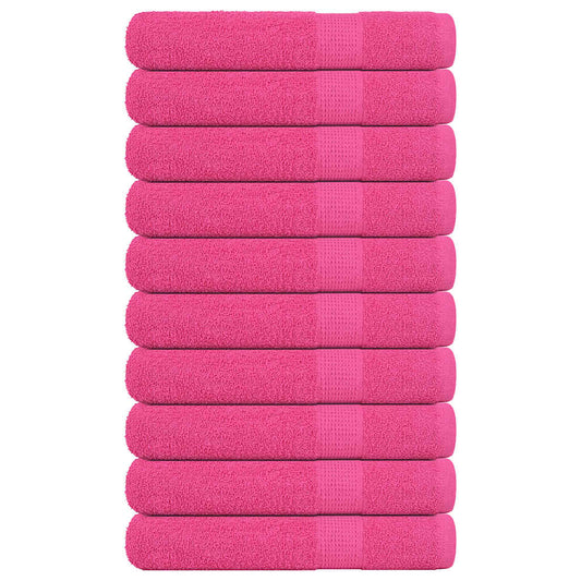Sauna towels FROGN 10 pcs. Pink 80x200 cm 360 g/m²