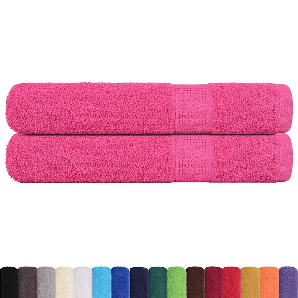 Serviettes FROGN 2 p. Roses 100x200 cm 360 g/m²