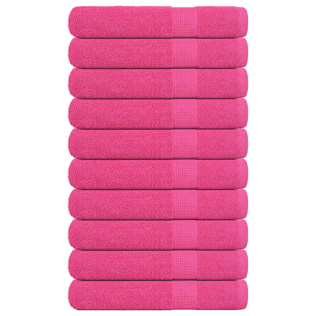 Serviettes FROGN 10 p. Rose 100x200 cm 360 g/m²
