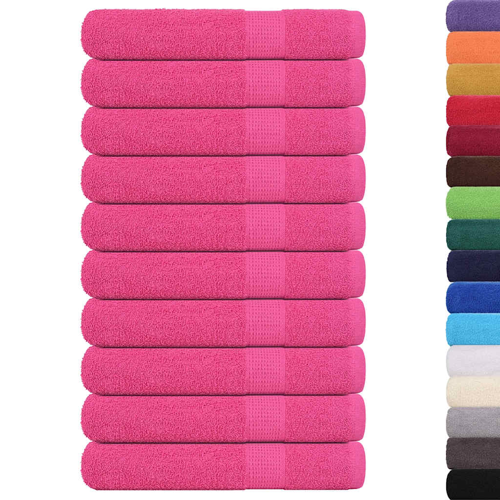 Serviettes FROGN 10 p. Rose 100x200 cm 360 g/m²