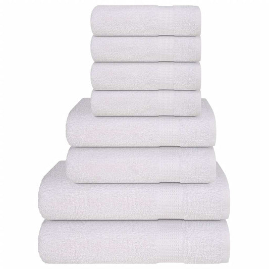 Lot de 8 serviettes FROGN blanc 360 g/m²
