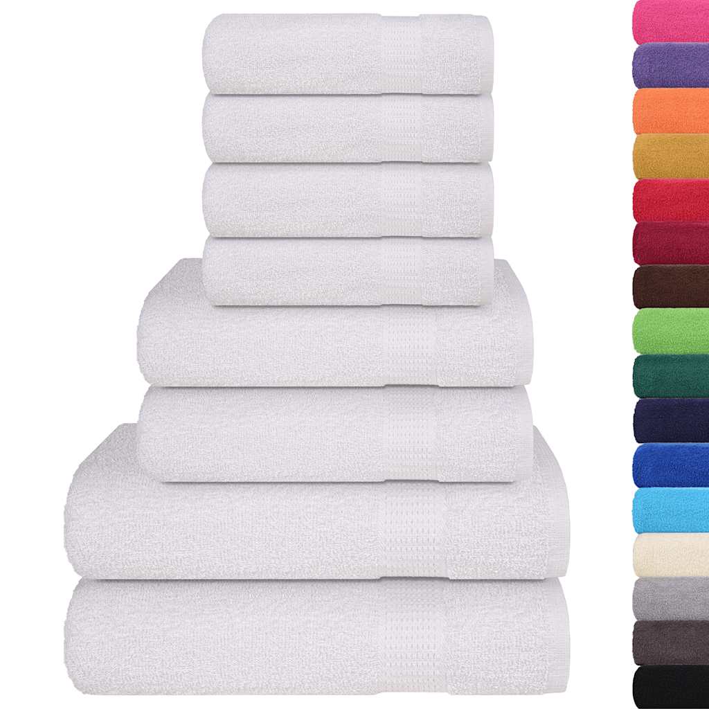 Lot de 8 serviettes FROGN blanc 360 g/m²