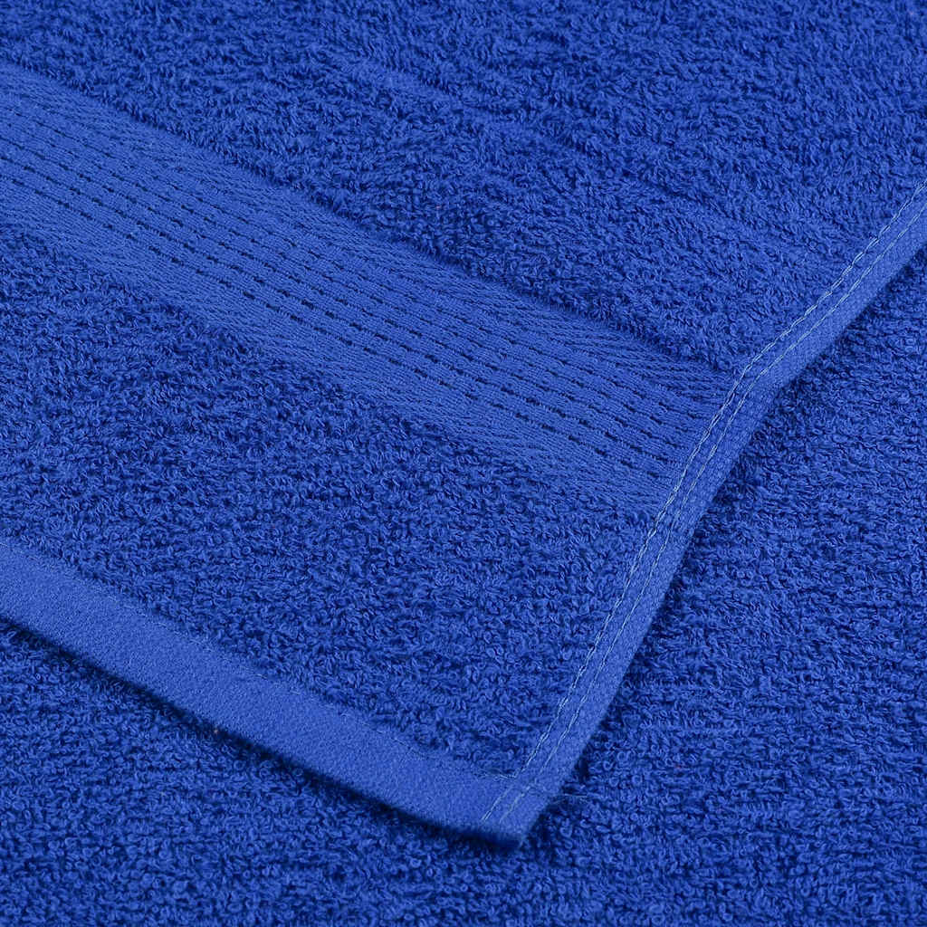 Lot de 8 serviettes FROGN bleu 360 g/m²