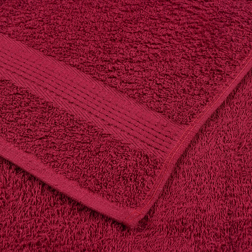 8-piece towel set FROGN Bordeaux 360 g/m²