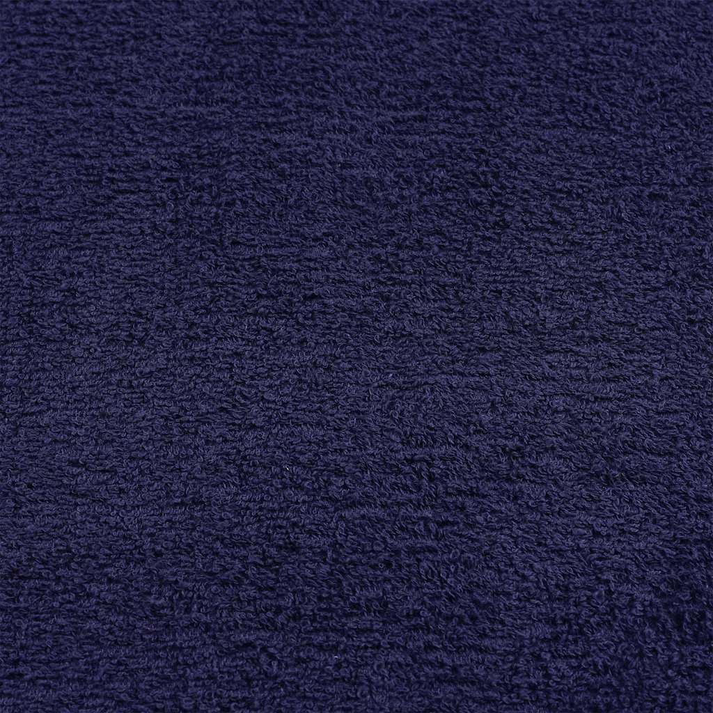 Parure de 8 serviettes FROGN bleu marine 360 g/m²