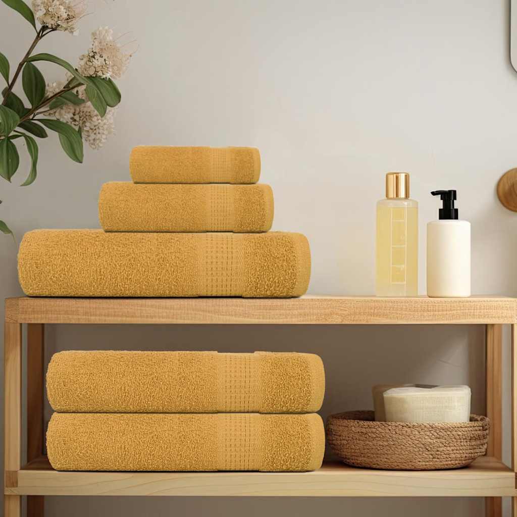 8-tlg. Handtuch-Set FROGN Gold 360 g/m²