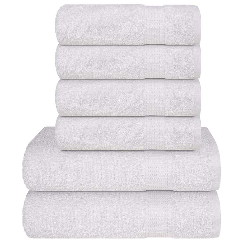 6-piece Towel Set FROGN White 360 gsm