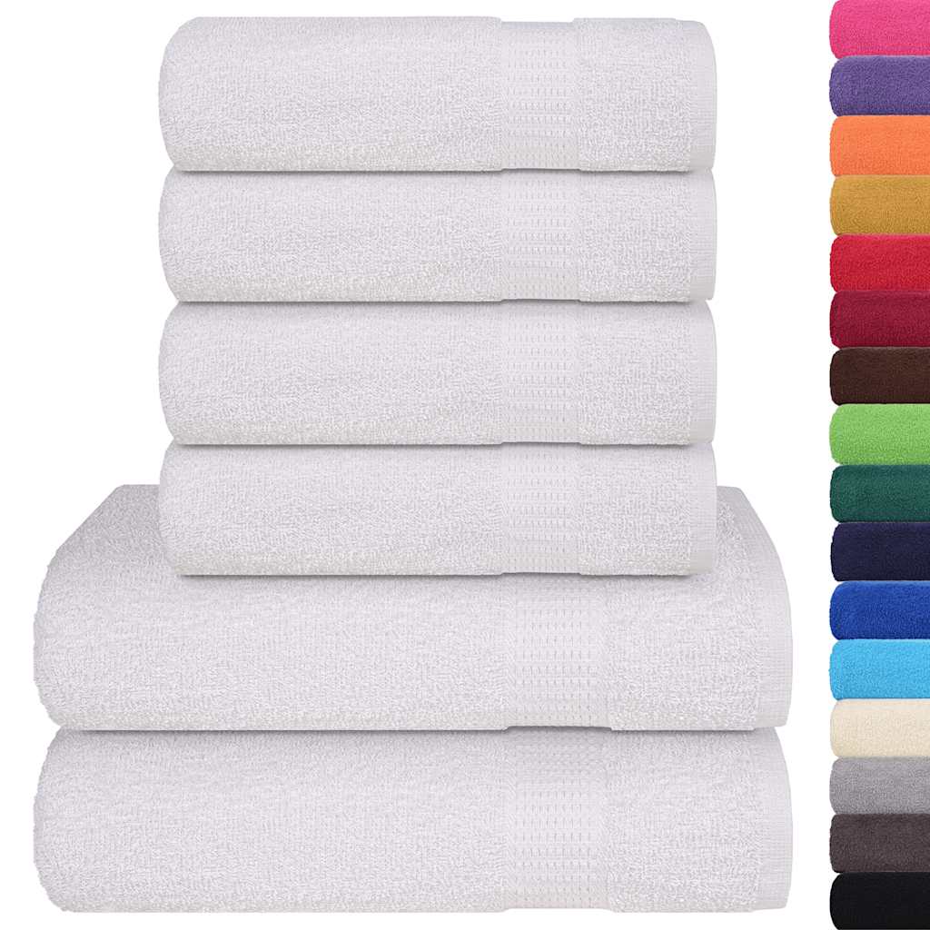 6-piece Towel Set FROGN White 360 gsm