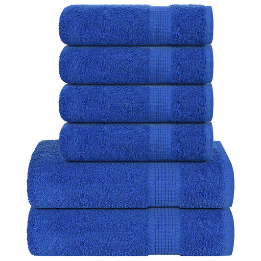 Set de 6 serviettes FROGN bleu 360 g/m²