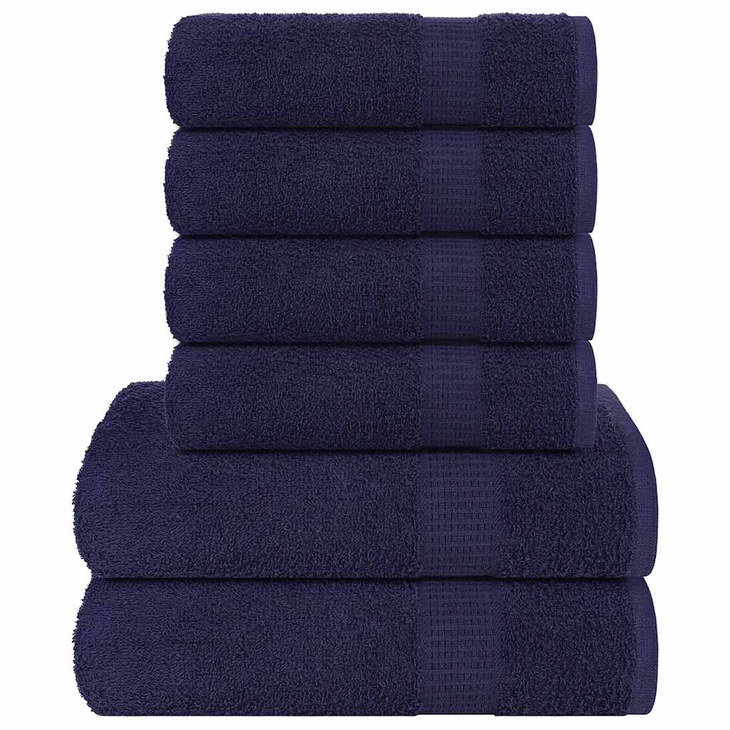 6-piece towel set FROGN Navy Blue 360 gsm
