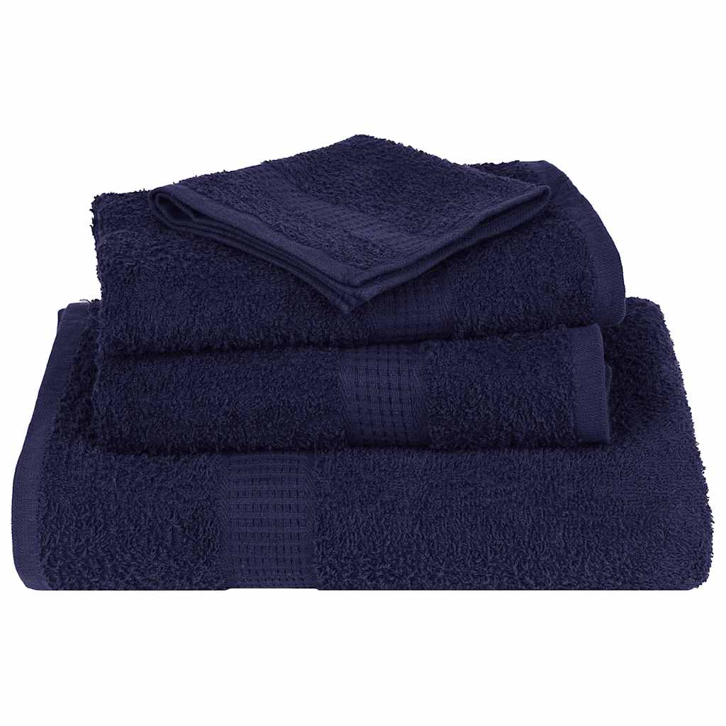 6-piece towel set FROGN Navy Blue 360 gsm