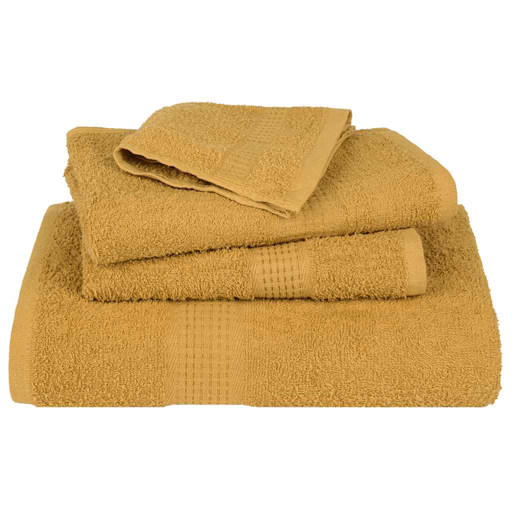 6-tlg. Handtuch-Set FROGN Gold 360 g/m²