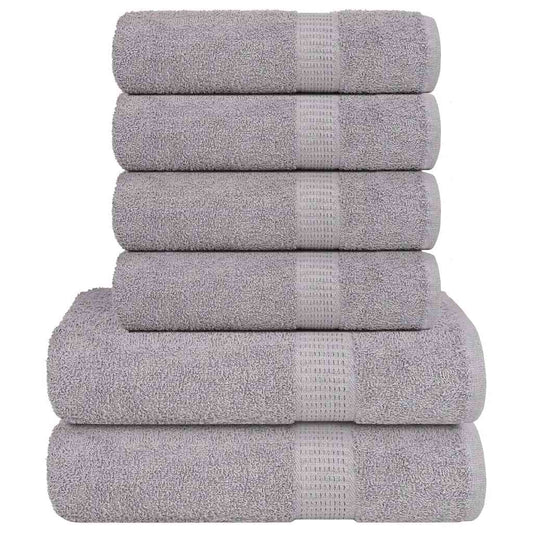 Set de 6 serviettes FROGN gris 360 g/m²