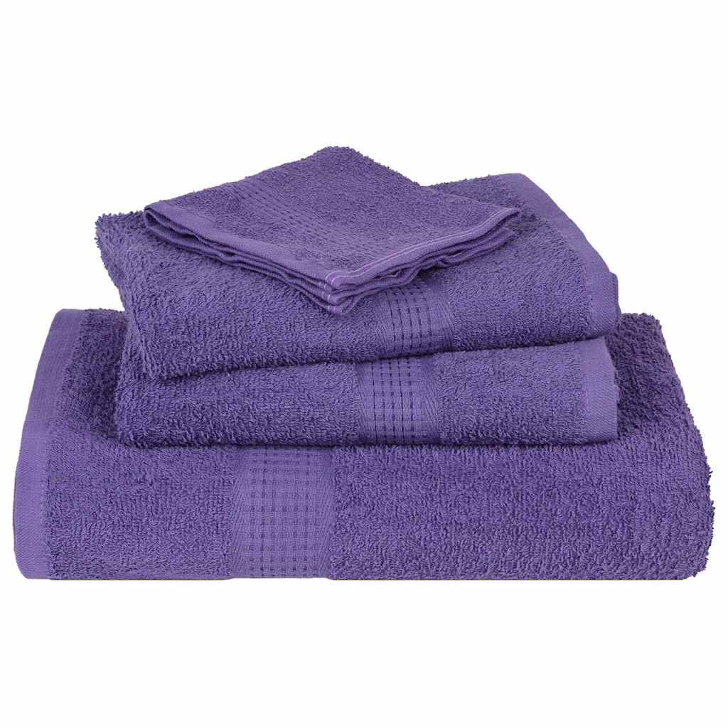 Lot de 6 serviettes FROGN Lilas 360 g/m²