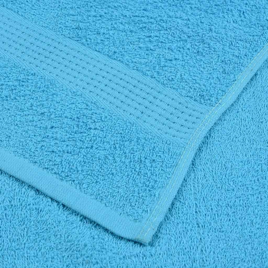 Set de 6 serviettes FROGN turquoise 360 g/m²