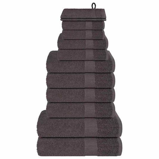 12-tlg. Handtuch-Set FROGN Anthrazit 360 g/m²