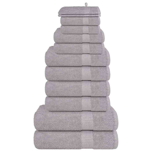 12-tlg. Handtuch-Set FROGN Grau 360 g/m²