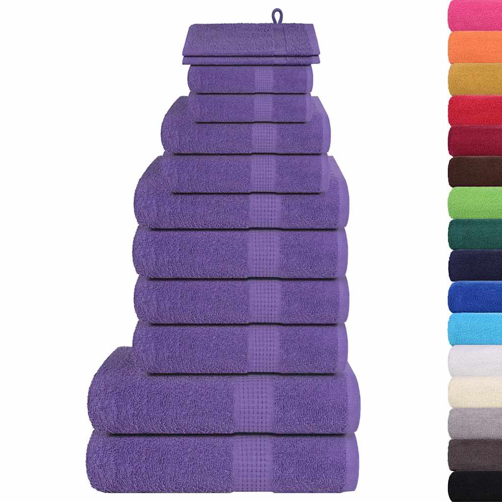 12-piece Towel Set FROGN Lilac 360 gsm