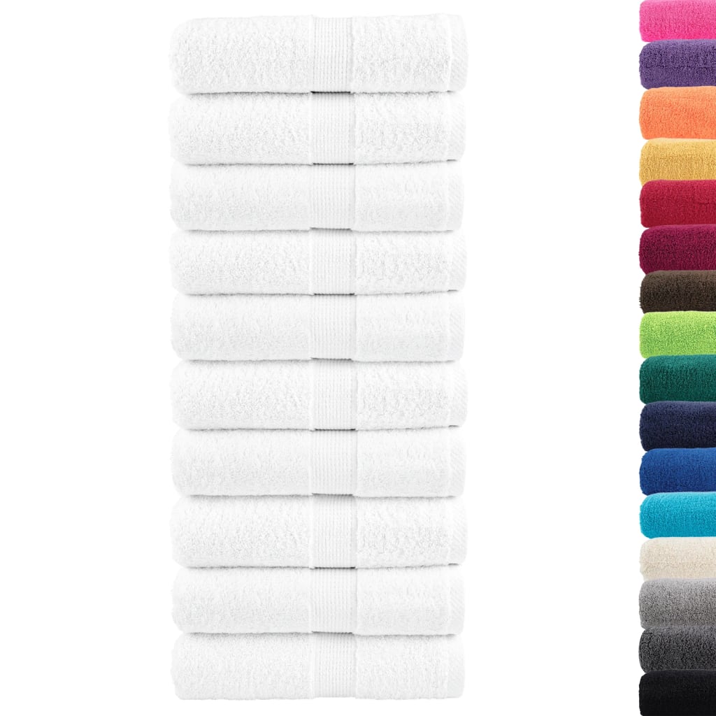 Premium Guest Towels SOLUND 50 pcs. White 30x50 cm 600 g/m²