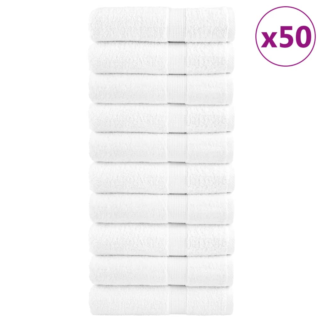 Serviettes Premium SOLUND 50 p. Blanc 50x100 cm 600 g/m²