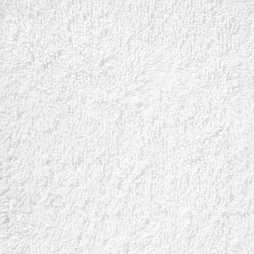 Premium Duschtücher SOLUND 2 Stk. Weiß 70x140 cm 600 g/m²